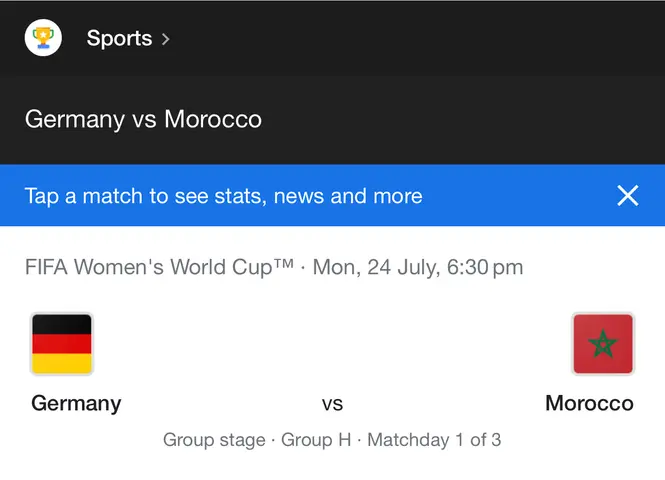 we went to the world cup!