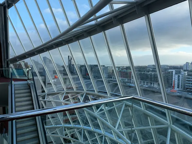 view from top of the Dublin convention centre