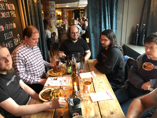 dinner with [some of] the gang