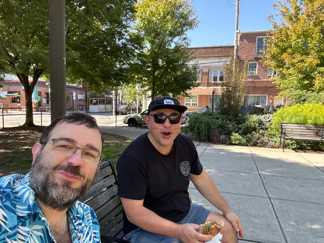 me, Jamie, cheesesteak