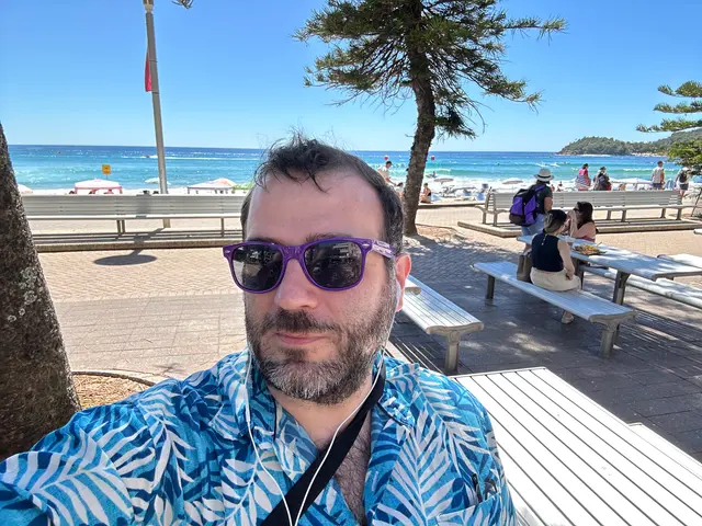the beach