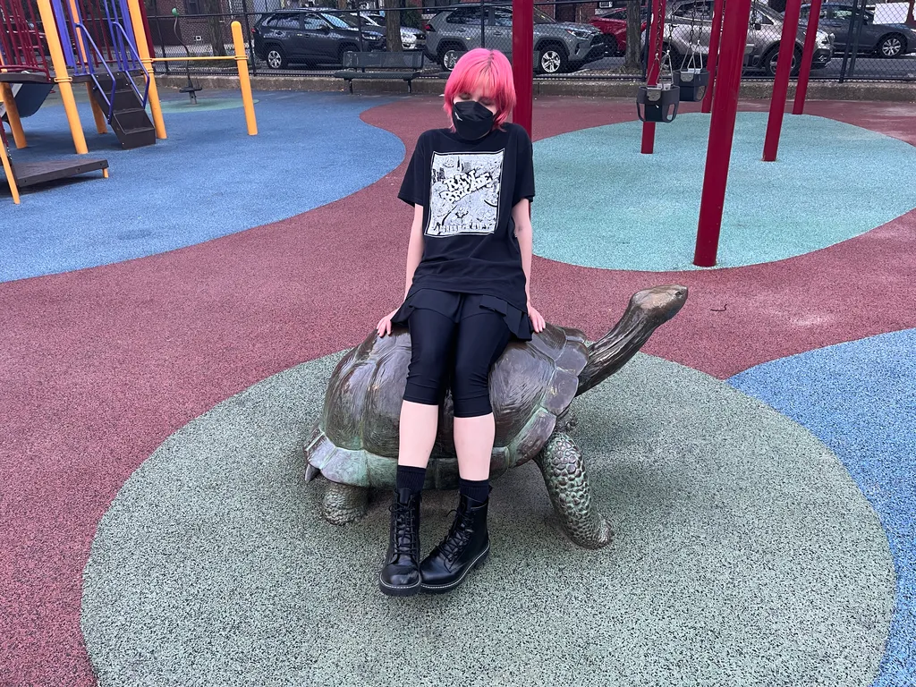 Marty and turtle