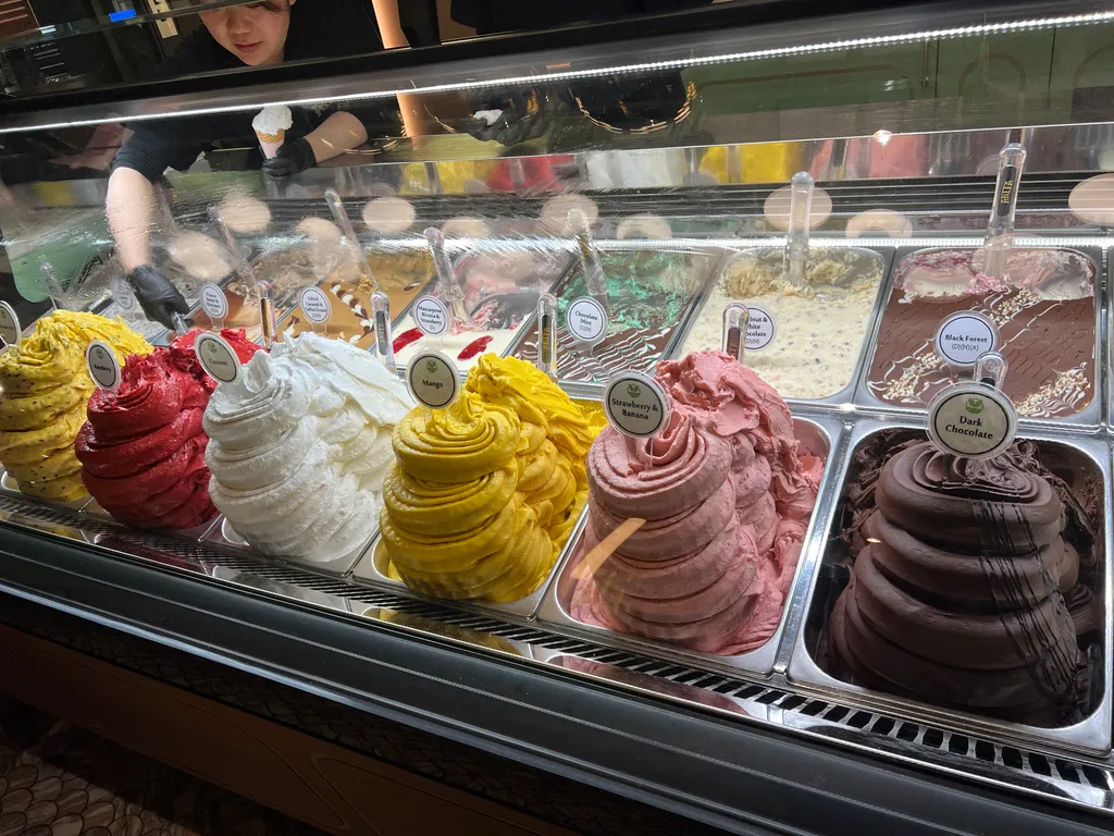 gelato and sorbet at Manly