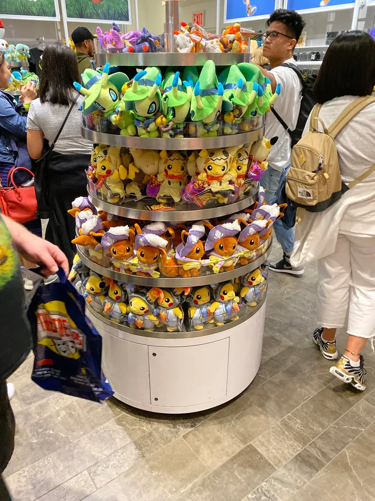 at the Nintendo store
