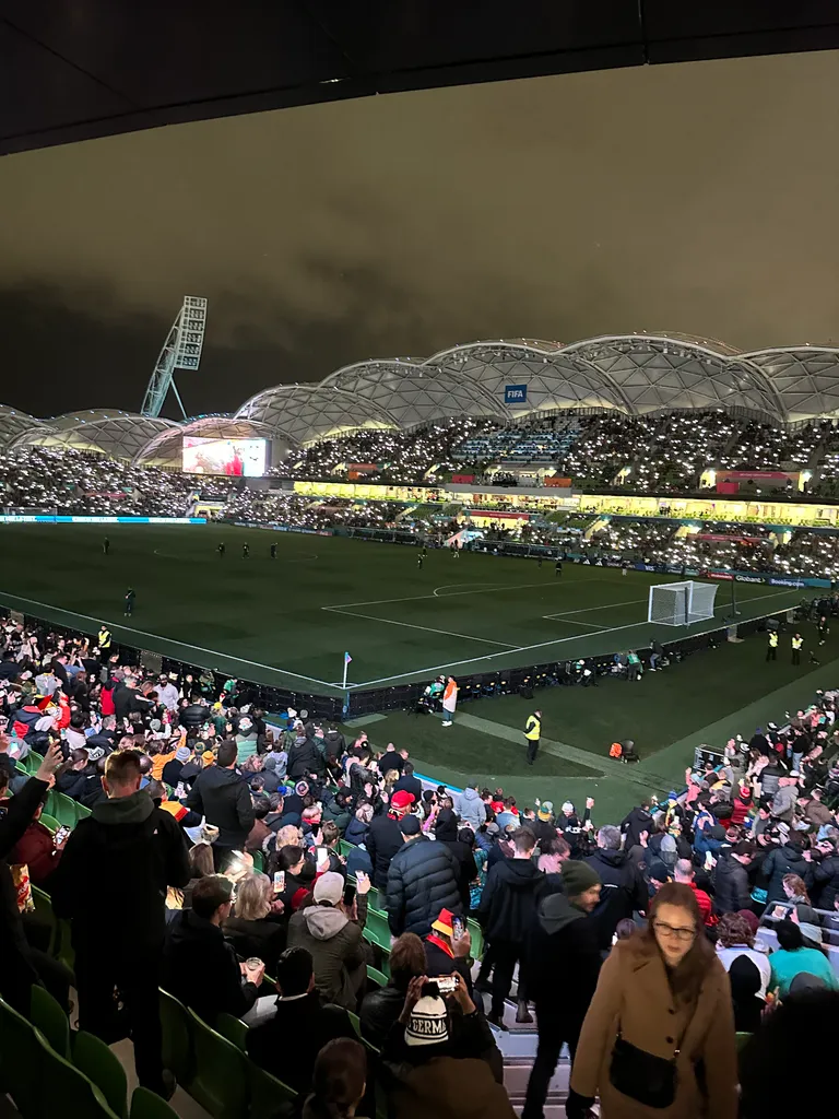 We saw the World Cup!
