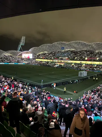 We saw the World Cup!