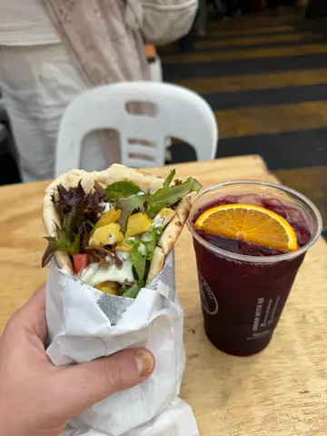 gyro and sangria