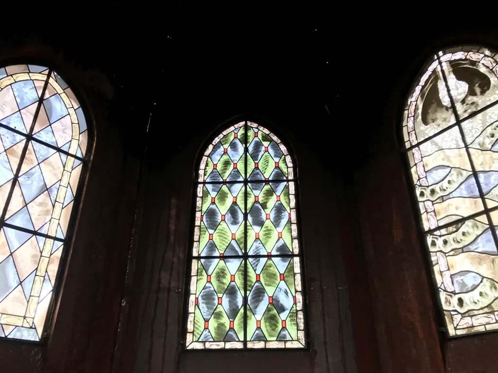 inside the chapel at Mona