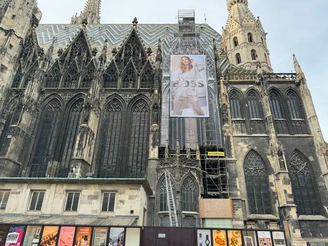 Boss ad on the church