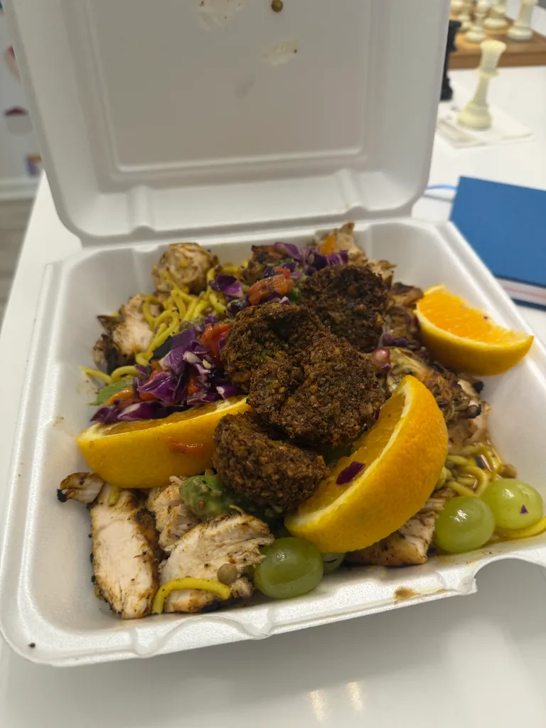 Octopus falafel cart