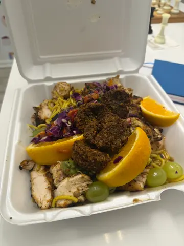 Octopus falafel cart