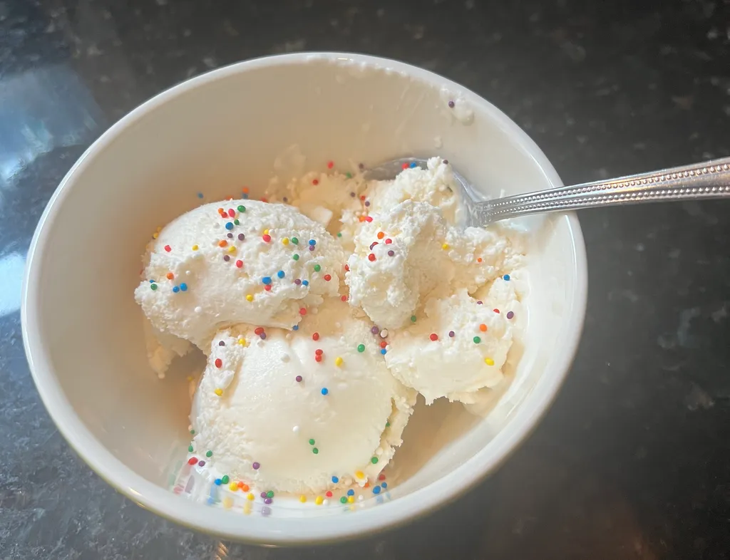 we made ice cream!