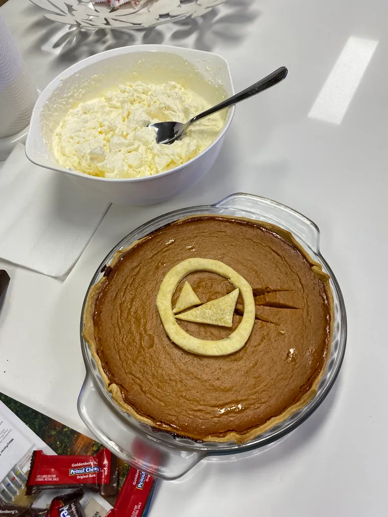 I made a pie.