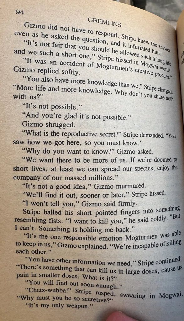 Gremlins: an excerpt