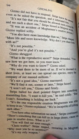 Gremlins: an excerpt