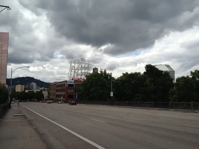 a view from the Burnside Bridge