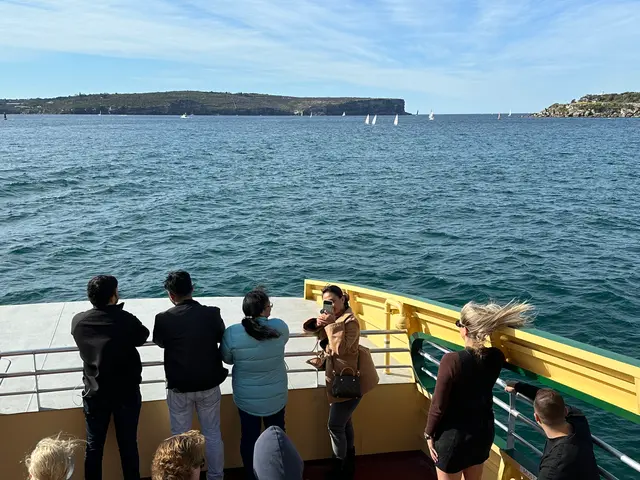 on the Manly ferry