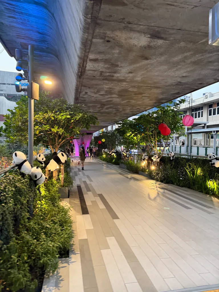 walking through Bangkok