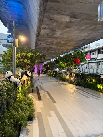 walking through Bangkok