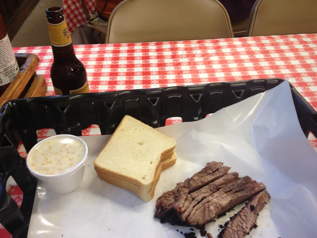 brisket at Rudy's