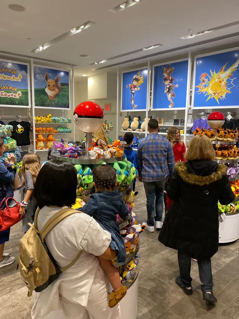 at the Nintendo store