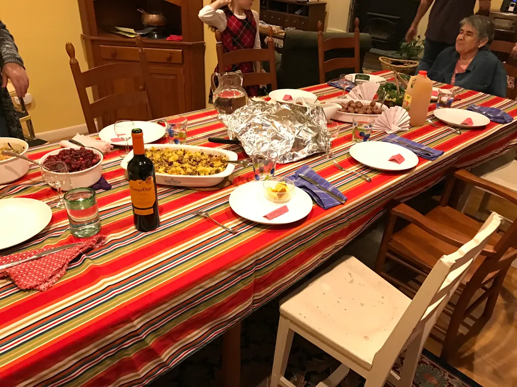 the thanksgiving table