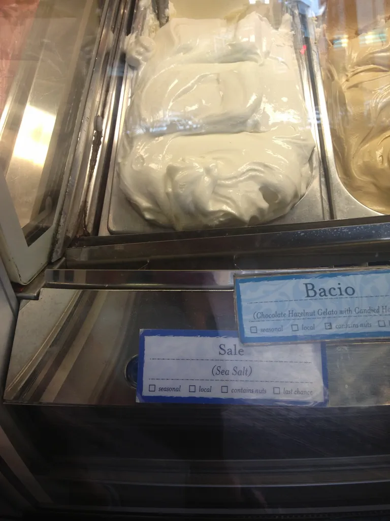 salt gelato, my favorite!