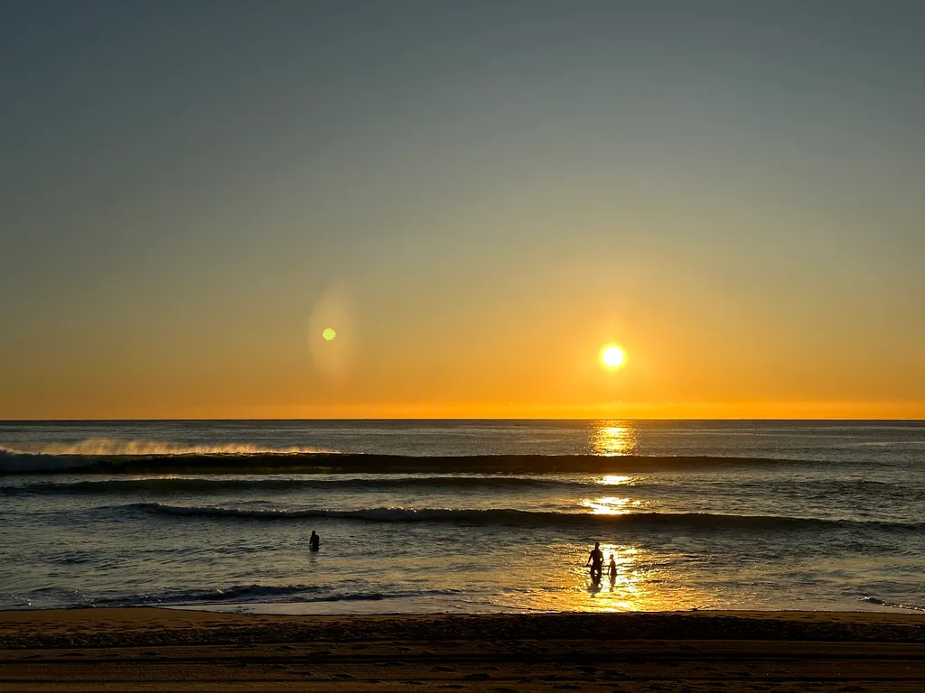 Manly beach sunrise
