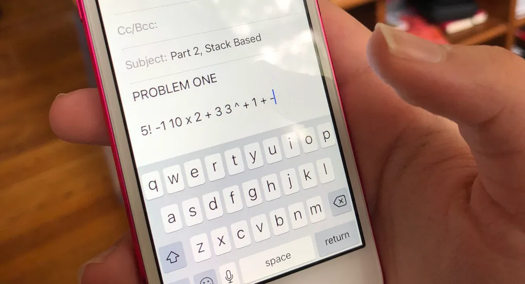 Martha learns stack-based calculation