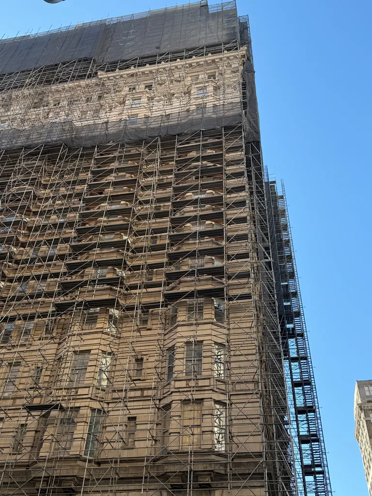 they're cleaning the Bellevue