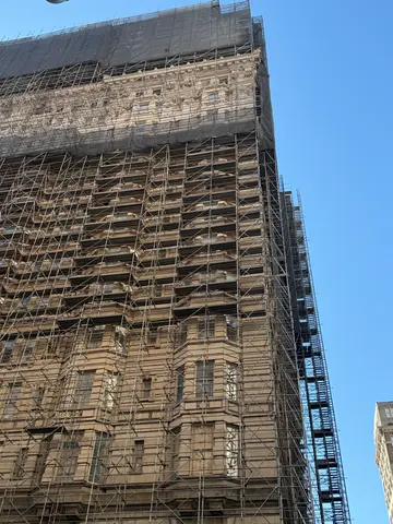 they're cleaning the Bellevue