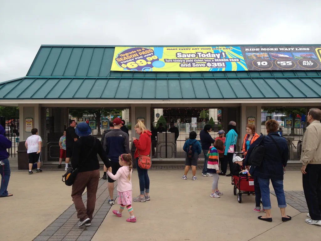 Waiting for Dorney to open