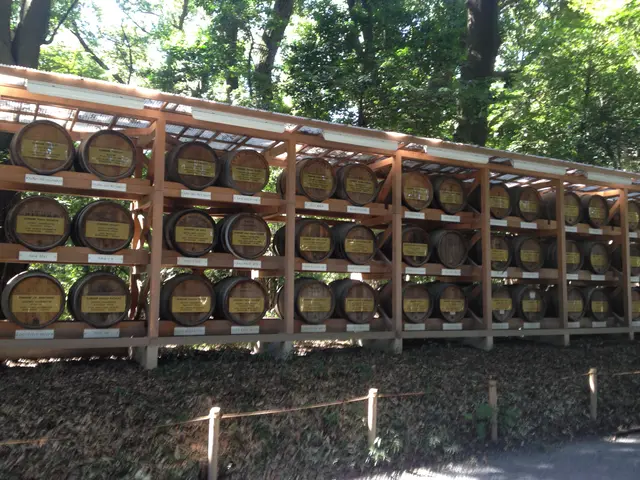 Meiji Shrine wine offering