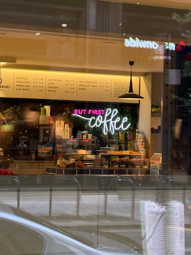 but first, coffee