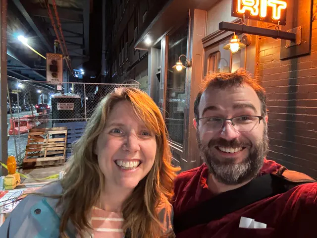 dinner out with Sam!