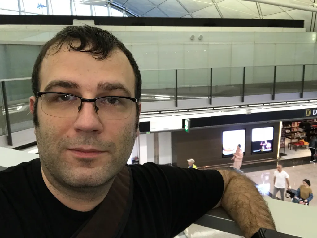 post mid-trip shower