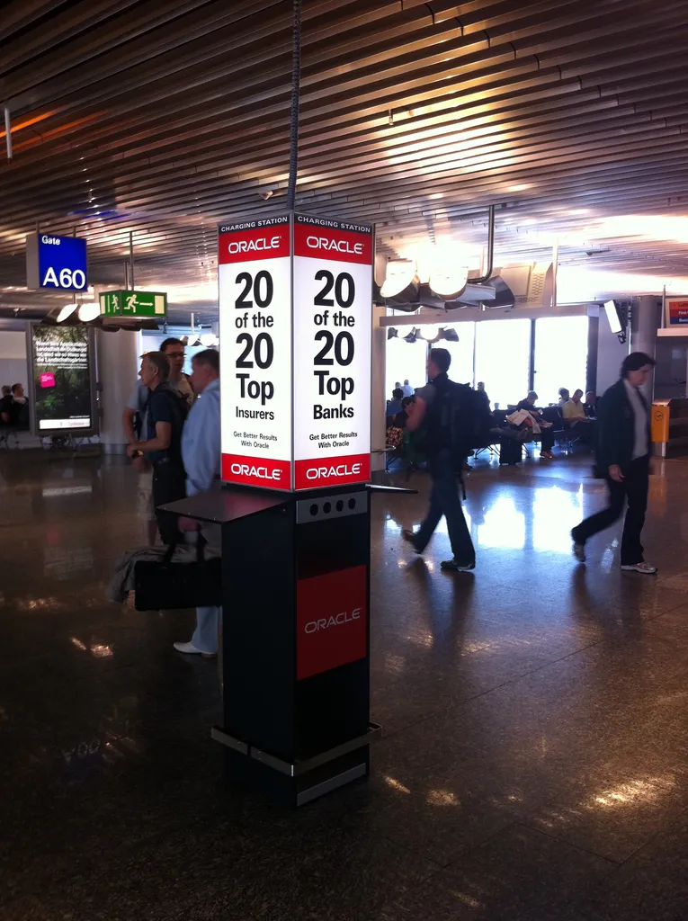 the lone power outlets in FRA