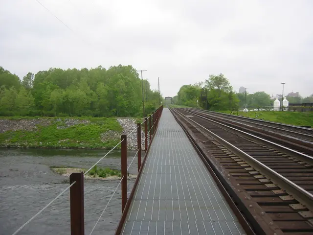 the towpath, tracks