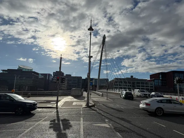 the sun came out in Dublin!