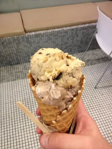 ice cream at the chocolate shoppe
