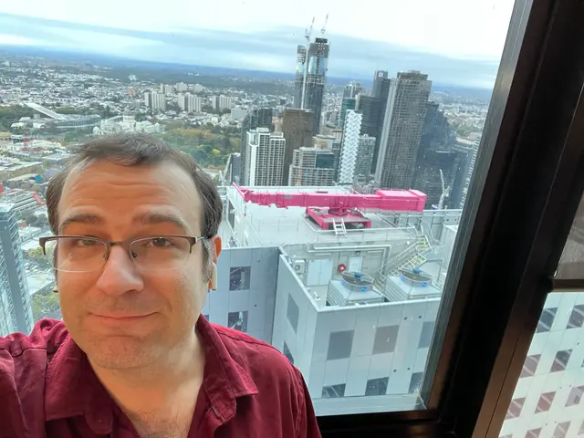 the pink crane