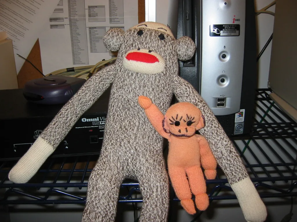 Baby Sock Monkey