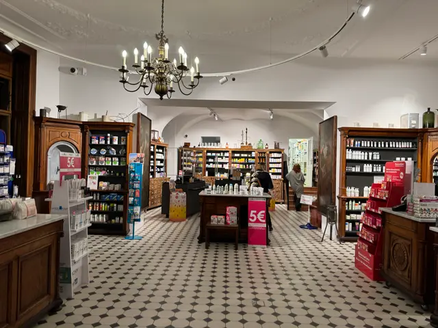 a pharmacy, looking old school