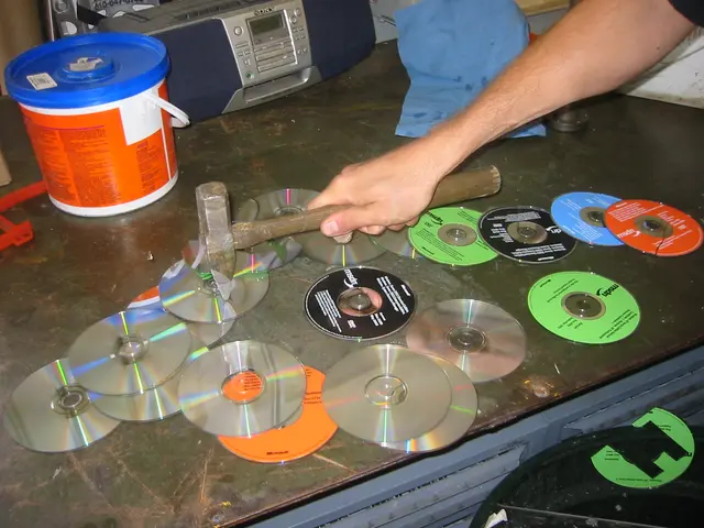 destroying old msdn discs, img_1792