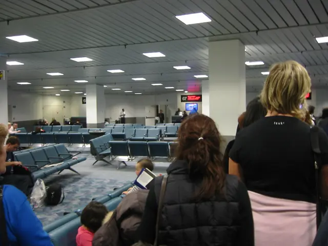 boarding line