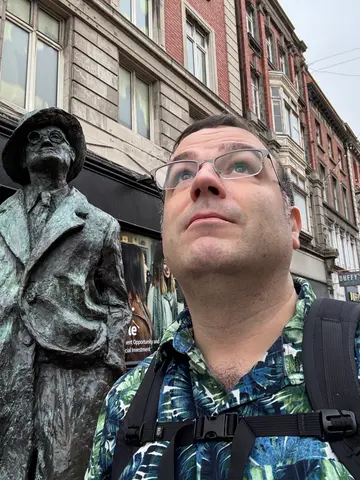 me and James Joyce