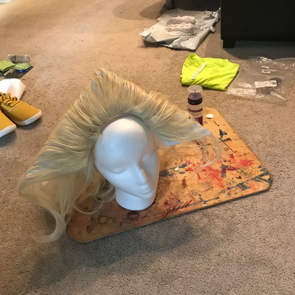 the wig we didn't use